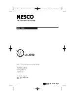 Preview for 2 page of Nesco DF-1241 Use/Care And Recipe Manual