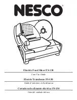 Preview for 1 page of Nesco FS-130 Care/Use Manual