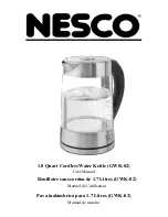 Preview for 1 page of Nesco GWK-02 User Manual