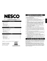 Preview for 2 page of Nesco GWK-02 User Manual