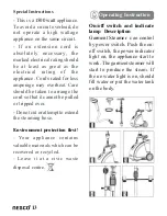 Предварительный просмотр 14 страницы Nesco NC 103 PREZ ME Manual