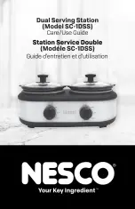 Nesco SC-1DSS Care/Use Manual preview