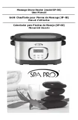 Preview for 1 page of Nesco Spa Pro SP-08 User Manual