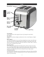 Preview for 4 page of Nesco Stainless Steel Toaster User Manual