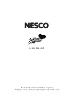 Preview for 20 page of Nesco Stainless Steel Toaster User Manual