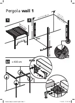 Предварительный просмотр 4 страницы NESLING Nesling Pergola stand-alone Assembly Instructions Manual