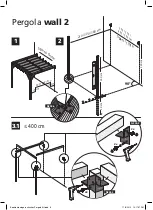 Предварительный просмотр 6 страницы NESLING Nesling Pergola stand-alone Assembly Instructions Manual