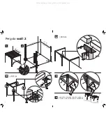 Предварительный просмотр 4 страницы NESLING Pergola Kit Assembly Instructions