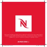 Preview for 1 page of Nespresso AEROCCINO+ 3192 Instructions Manual