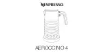 Nespresso AEROCCINO 4 Manual preview