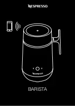 Nespresso BARISTA Series User Manual preview