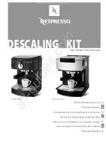 Предварительный просмотр 1 страницы Nespresso Classic Automatic Descaling Instructions