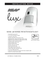 Ness Lux Installation Notes preview