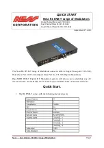 Ness RL DVB-T Series Quick Start preview