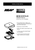 Предварительный просмотр 1 страницы Ness SCR PLUS Installation Notes