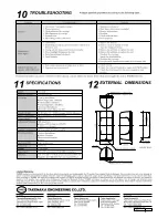 Preview for 10 page of Ness TX-103R Setup And Operation