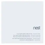 nest Cam IQ Installation Manual предпросмотр