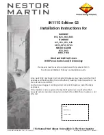 NESTOR MARTIN FH33 Installation Instructions Manual preview