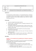 Preview for 4 page of nestor NE1 Instruction Of Assembly, User And Maintenance