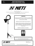 Предварительный просмотр 1 страницы Net 1 N123201 Assembly Instructions Manual