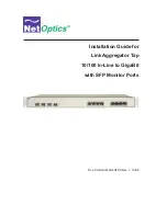 Net Optics LA-IF4CU/4SFP Installation Manual preview