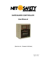 Net Safety SAFEGUARD CONTROLLER User Manual предпросмотр