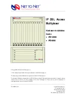 Net to Net Technologies IP Broadband Loop Carrier 4000 Hardware Installation Manual preview