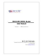 Net to Net Technologies SIA2410R User Manual предпросмотр