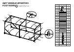 Net World Sports Fortress Mobile Batting Cage Assembly Instructions предпросмотр