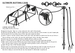 Предварительный просмотр 1 страницы Net World Sports ULTIMATE BATTING CAGE Assembly Instructions