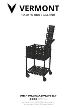 Net World Sports Vermont TEACHING TENNIS BALL CART Quick Start Manual предпросмотр