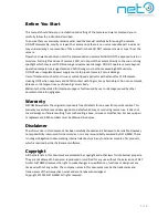 Preview for 2 page of NET 3iCUBE User Manual