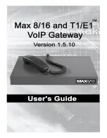 Preview for 1 page of Net2Phone Net2Phone MAX 8/16 User Manual