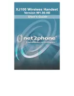 Net2Phone XJ100 User Manual preview