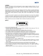 Preview for 3 page of Neta DRX 3200 User Manual