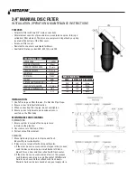 Предварительный просмотр 1 страницы Netafim 25AP46 Series Installation, Operation & Maintenance Instructions