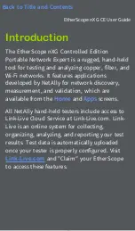 Предварительный просмотр 17 страницы netAlly EtherScope nXG Controlled Edition User Manual