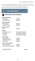 Предварительный просмотр 150 страницы netAlly EtherScope nXG Controlled Edition User Manual