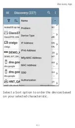 Предварительный просмотр 412 страницы netAlly EtherScope nXG Controlled Edition User Manual