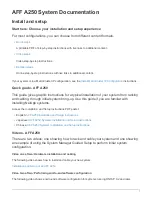 Preview for 3 page of NetApp AFF A250 Manual