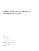 Preview for 1 page of NetApp DiskShelf14mk2 FC Hardware And Service Manual