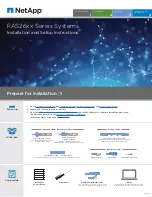 NetApp FAS26 Series Installation And Setup Instructions preview