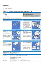 Предварительный просмотр 1 страницы NetApp SOLIDFIRE Getting Started Manual