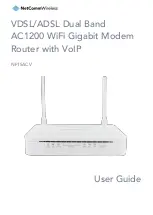 Preview for 1 page of NetComm Wireless NF15ACV User Manual