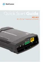 NetComm Wireless NTC-223 Quick Start Manual preview