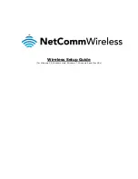 NetComm Wireless WSG-NF5 Setup Manual preview