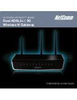 NetComm 3G29WN2 GATEWAY SERIES Quick Start Manual предпросмотр