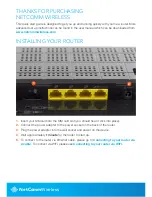 Preview for 2 page of NetComm 4G100W Quick Start Manual