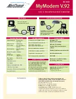 Предварительный просмотр 2 страницы NetComm BD3068 Technical Specifications