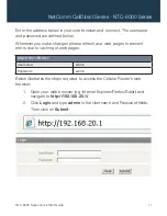 Preview for 11 page of NetComm CallDirect NTC-6900 Quick Start Manual